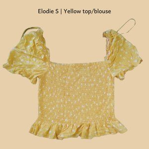 Elodie S | Yellow top/blouse | M size